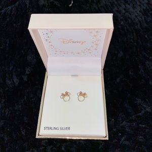 Disney Silver Sterling Minney Earrings